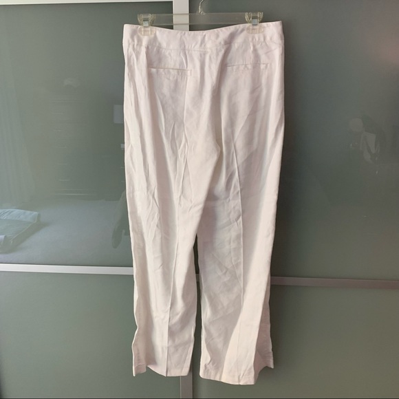 White Linen Pants - Picture 4 of 6